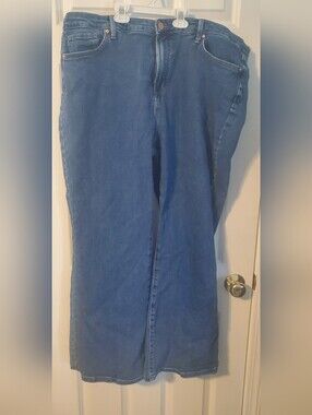 Lauren Conrad Blue High Rise Flare Denim Jeans